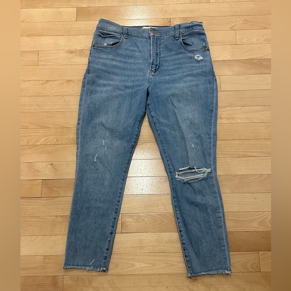 Abercrombie and Fitch Super Skinny Ankle High Rise Jeans